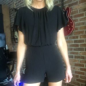 White House Black Market | Black Romper